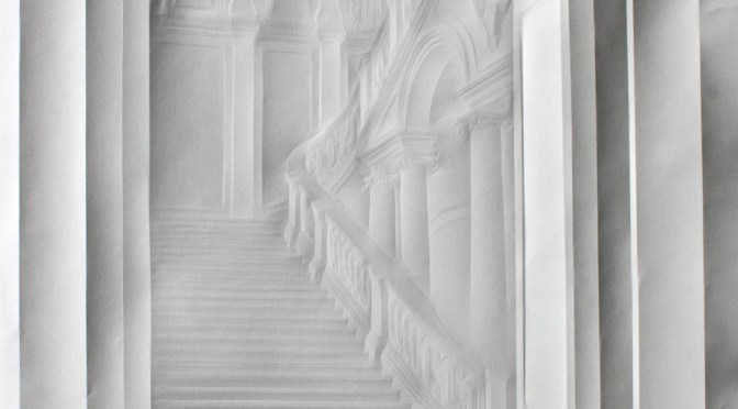 Incredible paper interior portraits by Simon Schubert